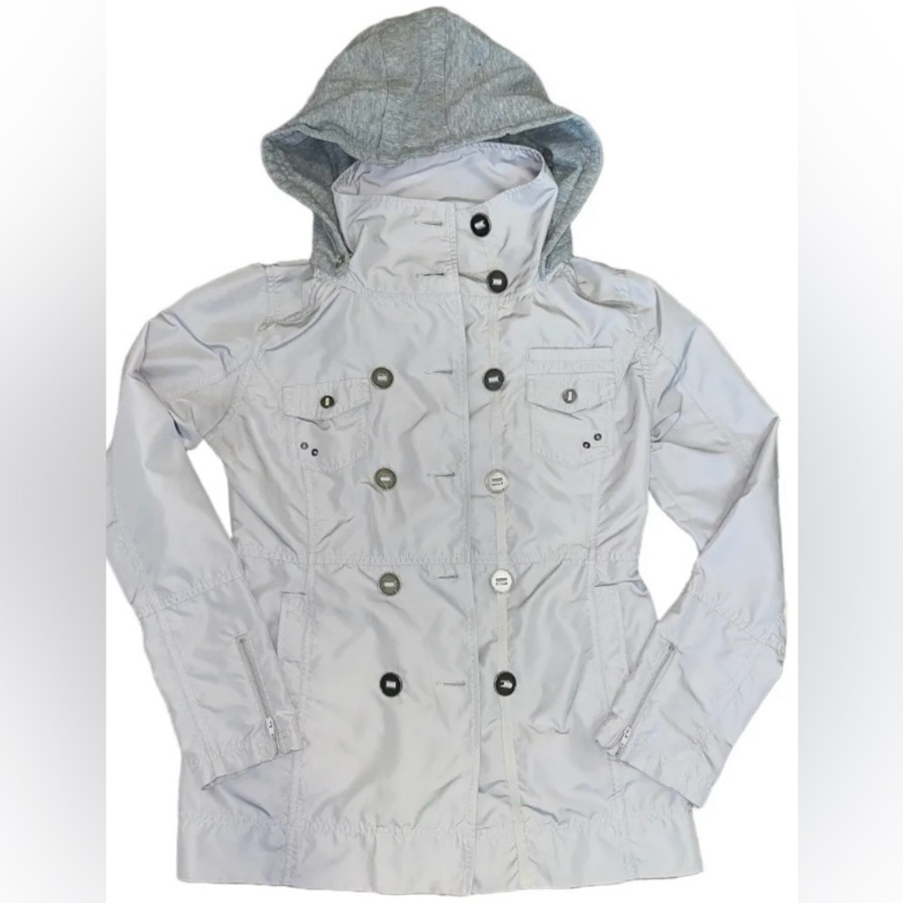 Women’s Hurley gray rain coat. XS